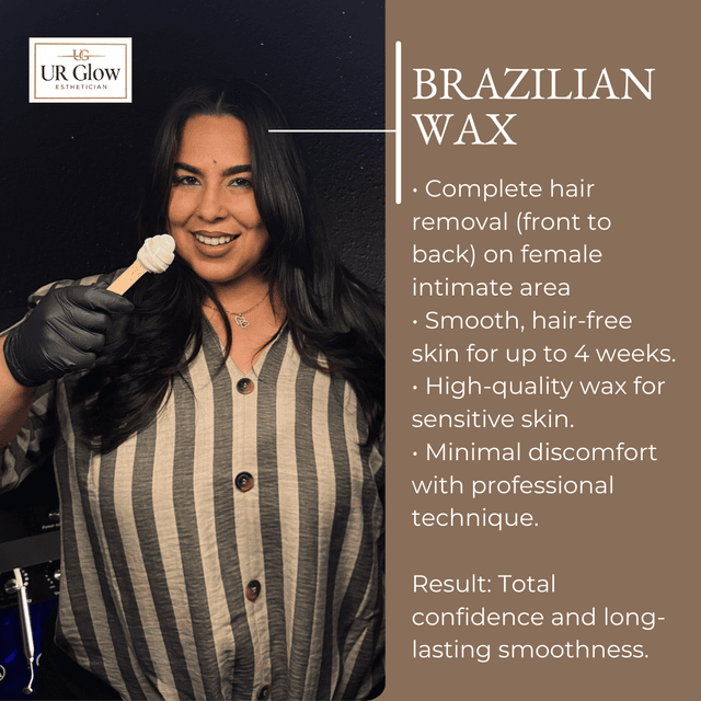 Brazilian Wax - 1 year at Ur Glow Esthetician in Tarpon Springs, FL